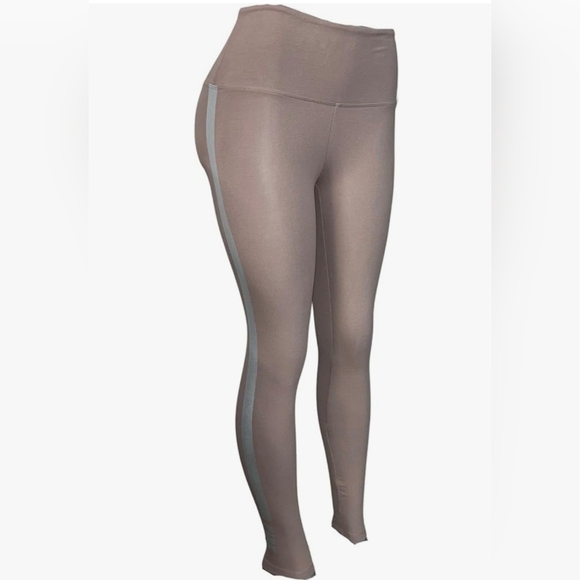 Victoria's Secret Pink High Waist Full Length Cotton Legging Iced Coffee Size LG - Picture 2 of 7